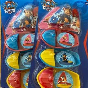 Paw patrol plastic boats